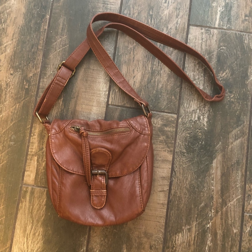 Brown crossbody bag